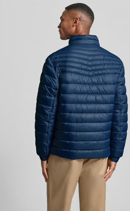 Boss Orange Slim fit gewatteerd jack met labelpatch model 'ODEN2'