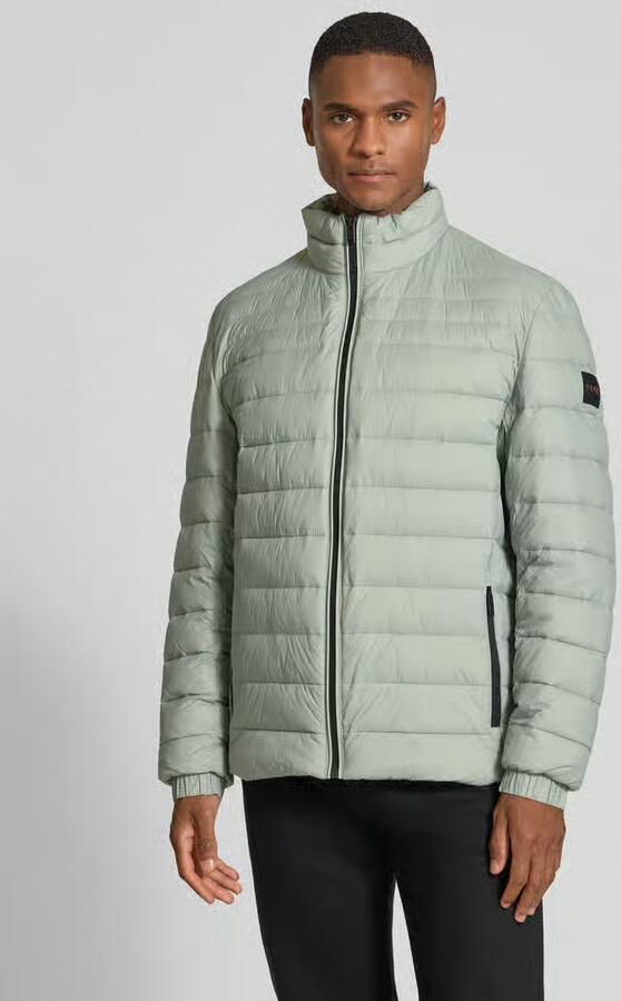 Boss Orange Slim fit gewatteerd jack met opstaande kraag model 'ODEN2' - Foto 2