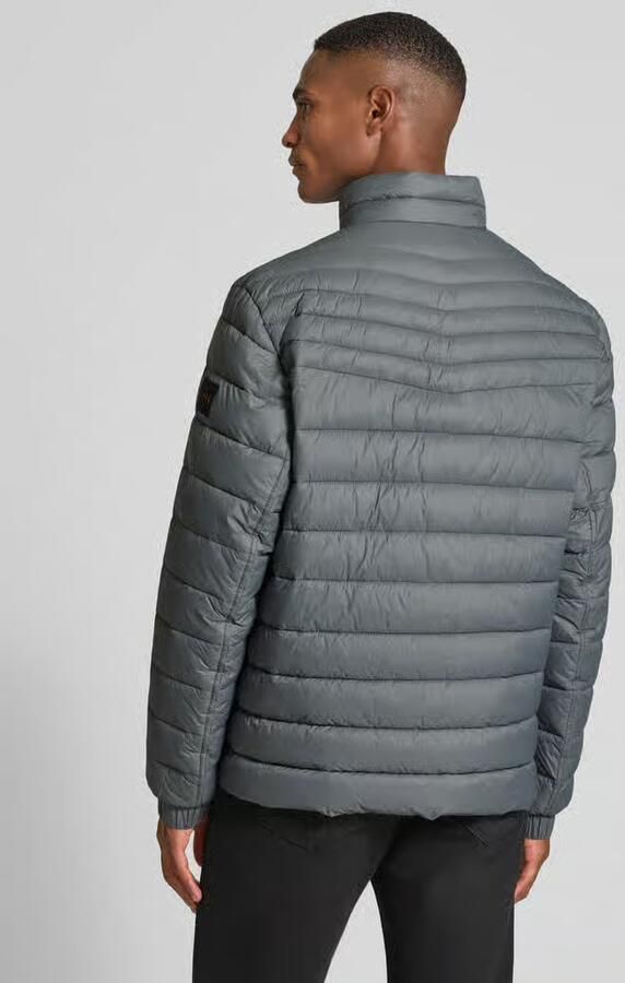 Boss Orange Slim fit gewatteerd jack met opstaande kraag model 'ODEN2'