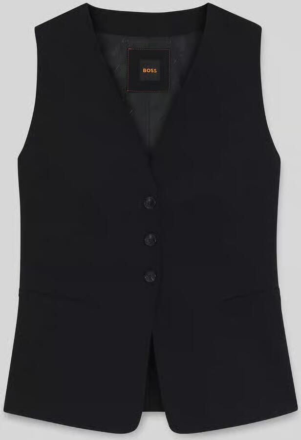 Boss Orange Slim fit gilet met 3-knoopssluiting - Foto 2
