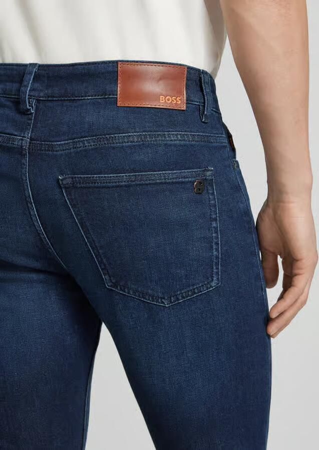 Boss Orange Slim fit jeans Delaware met normale taillehoogte - Foto 5