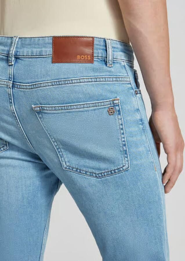 Boss Orange Slim fit jeans Delaware met normale taillehoogte - Foto 2