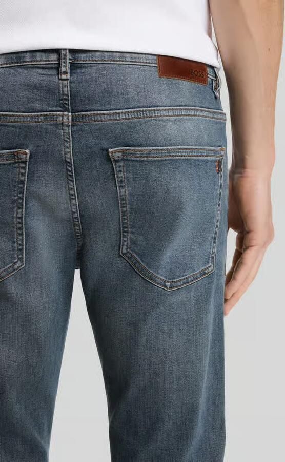 Boss Orange Slim fit Jeans van katoenmix Model 'DELAWARE BO'