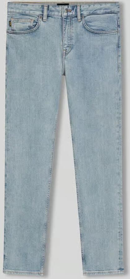 Boss Orange slim fit jeans van katoenmix model 'DELAWARE' - Foto 2