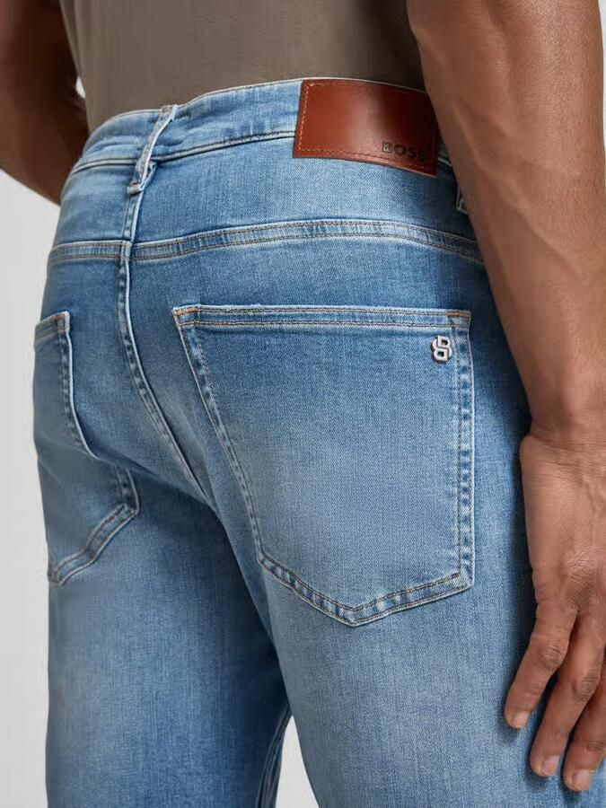 Boss Orange Slim fit jeans van katoenmix model 'DELAWARE'
