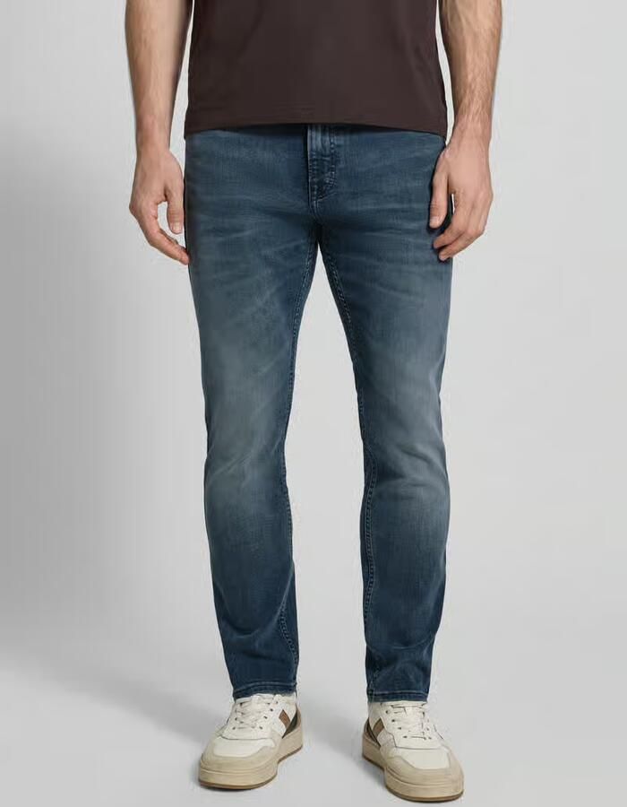 Boss Orange Slim fit jeans van katoenmix model 'DELAWARE' - Foto 3