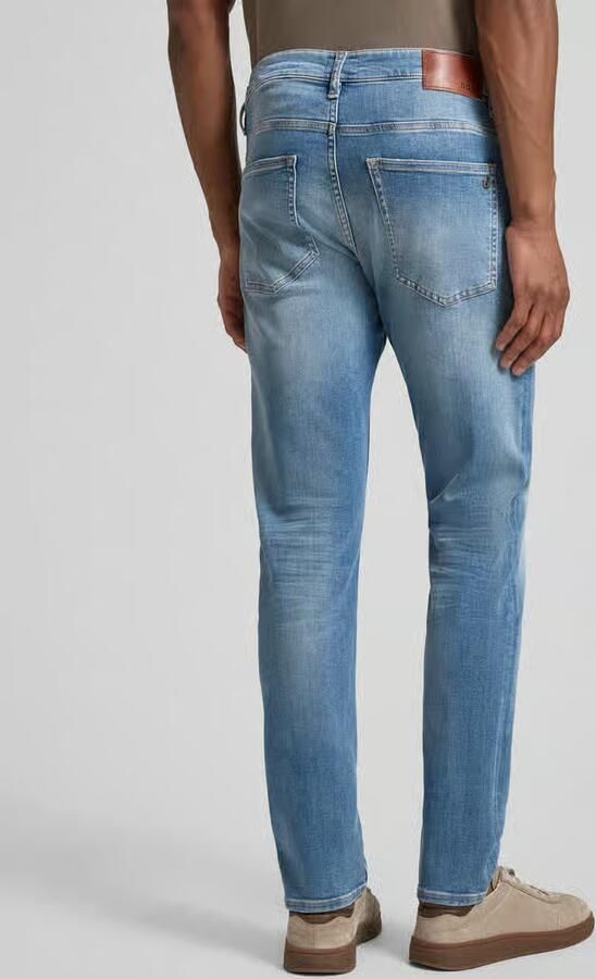 Boss Orange Slim fit jeans van katoenmix model 'DELAWARE' - Foto 3
