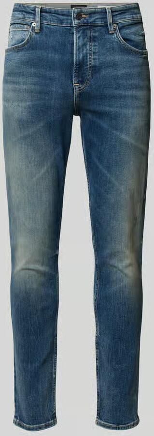 Boss Orange slim fit jeans van katoenmix model 'ONYX' - Foto 2