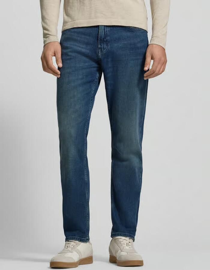 Boss Orange Slim Fit jeans van katoenmix model 'SMU ONYX' - Foto 3