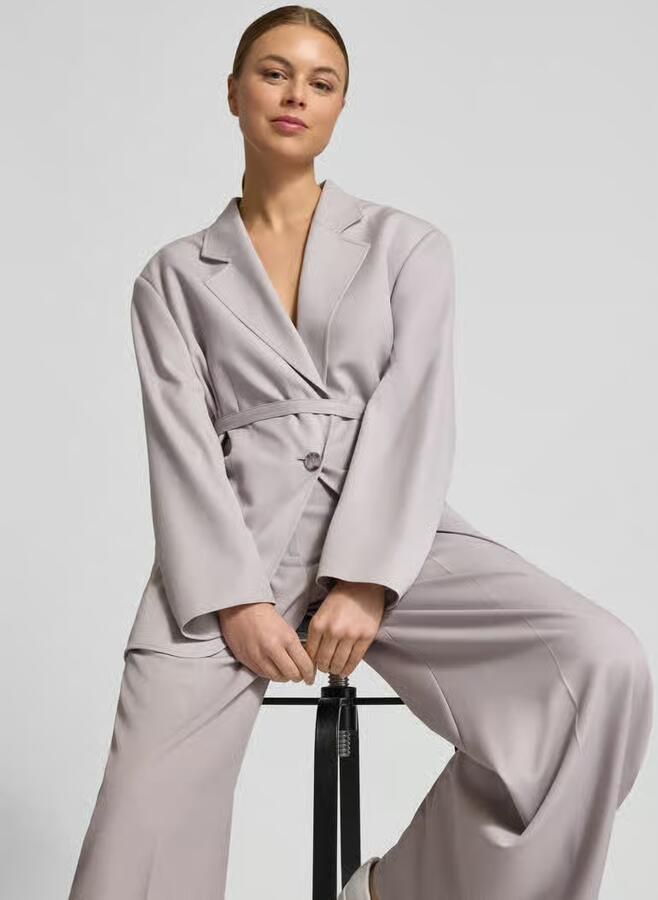 Boss Orange Slim fit lange blazer met viscose model 'JALARA' - Foto 2