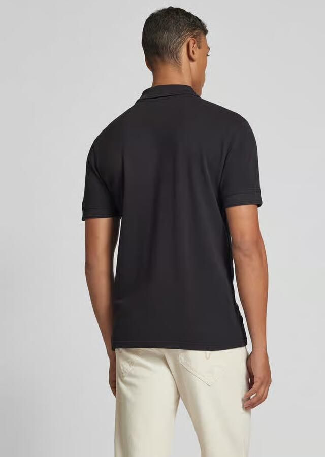 Boss Orange Slim fit poloshirt met korte knoopsluiting model 'Prime' - Foto 5