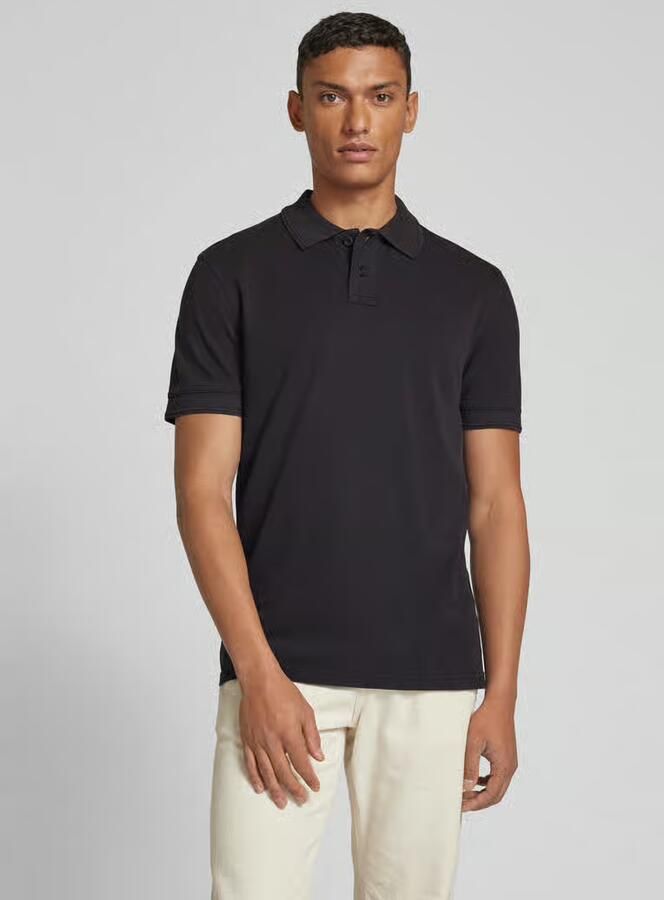 Boss Orange Slim fit poloshirt met korte knoopsluiting model 'Prime' - Foto 6