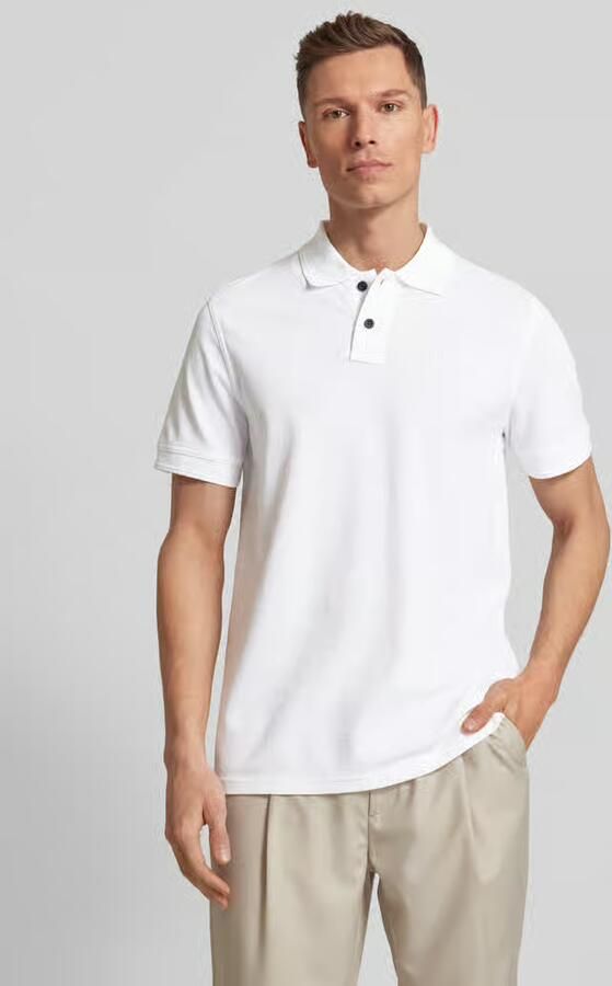 Boss Orange Slim fit poloshirt met korte knoopsluiting model 'Prime' - Foto 9