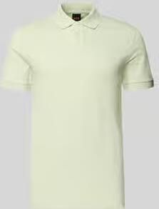 Boss Orange slim fit poloshirt van katoenmix model 'PASSENGER' - Foto 3