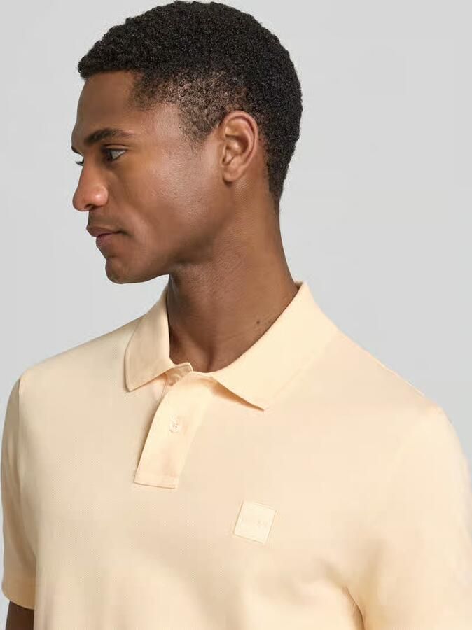 Boss Orange slim fit poloshirt van katoenmix model 'PASSENGER' - Foto 3