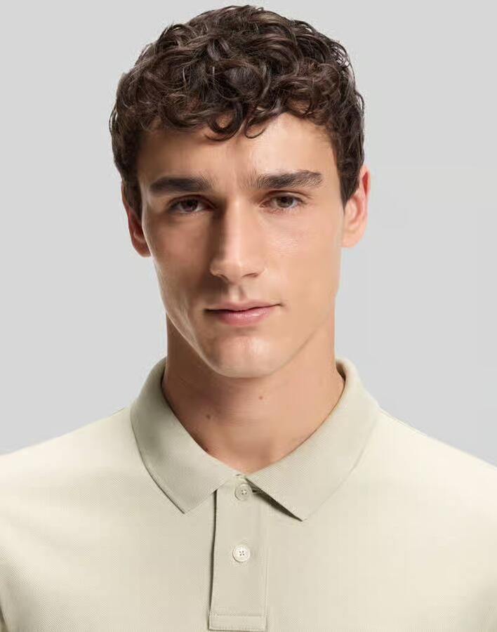 Boss Orange Stijlvolle Beige Polo met Slim Fit en Korte Mouwen Beige Heren - Foto 8