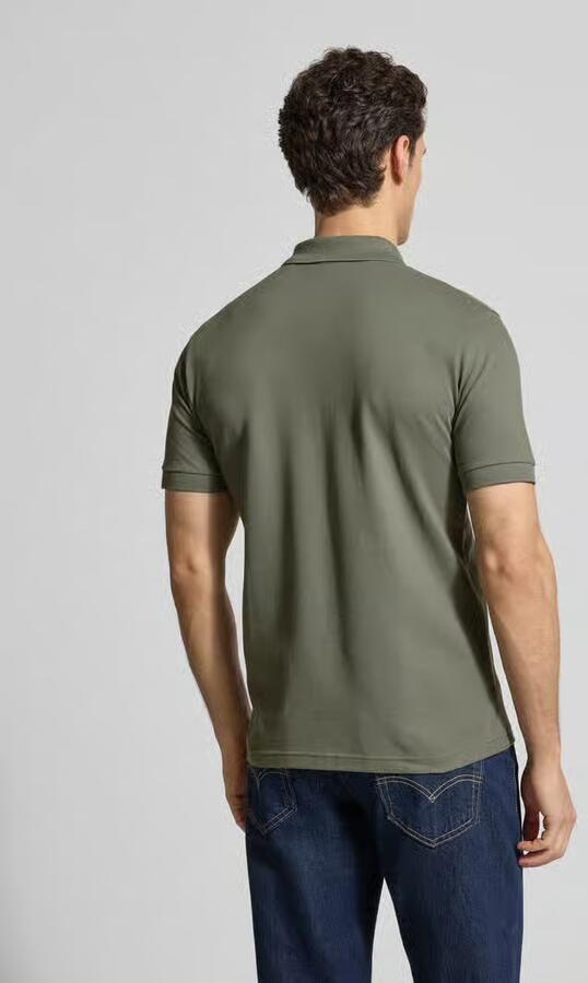 Boss Orange Slim Fit poloshirt van katoenmix model 'PASSENGER' - Foto 11