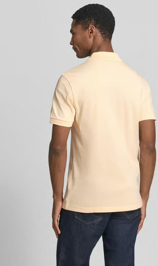 Boss Orange slim fit poloshirt van katoenmix model 'PASSENGER' - Foto 6