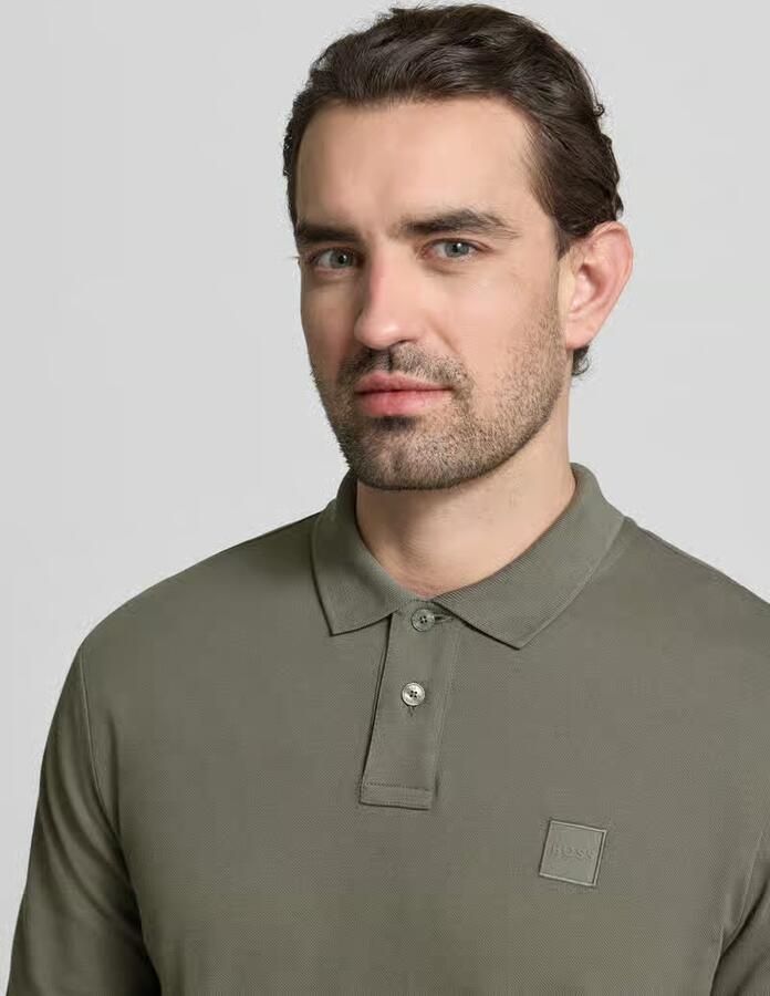 Boss Orange Slim fit poloshirt van katoenmix model 'PASSERBY' - Foto 2