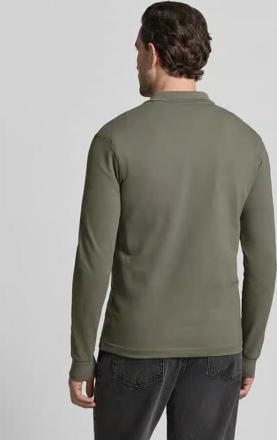 Boss Orange Slim Fit poloshirt van katoenmix model 'PASSERBY' - Foto 11
