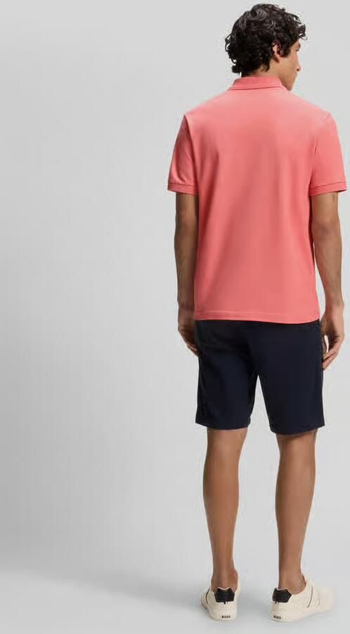 Boss Orange slim fit poloshirt van katoenstretch model 'PASSENGER' - Foto 5