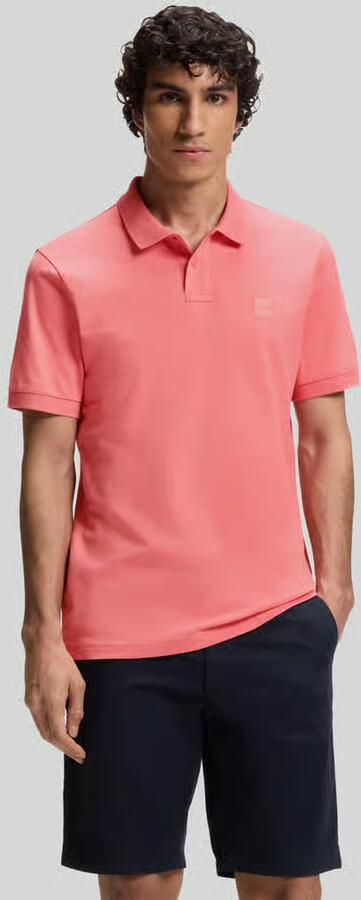Boss Orange slim fit poloshirt van katoenstretch model 'PASSENGER' - Foto 6