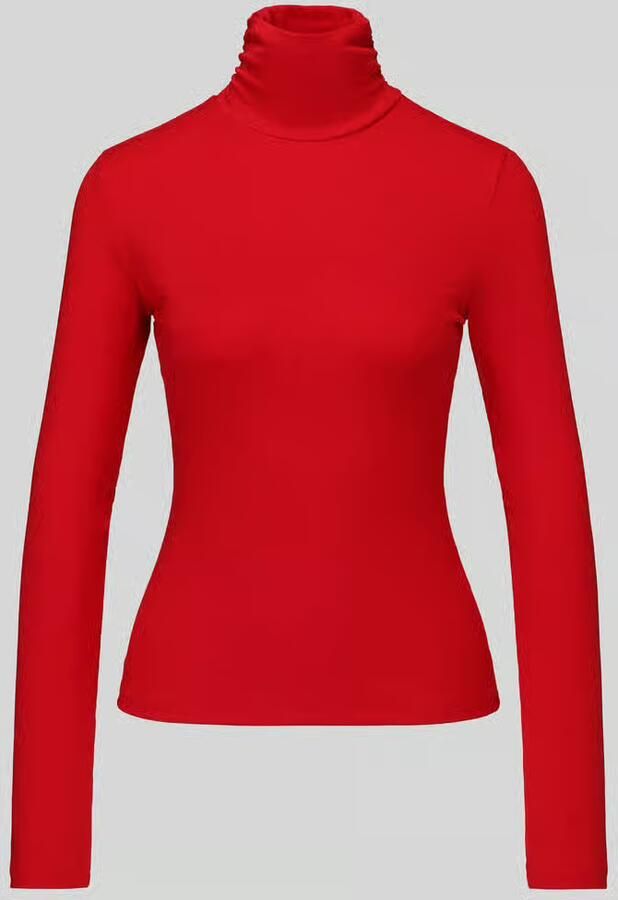 Boss Orange Slim fit shirt met lange mouwen van viscosemix model 'C_ELIANA'
