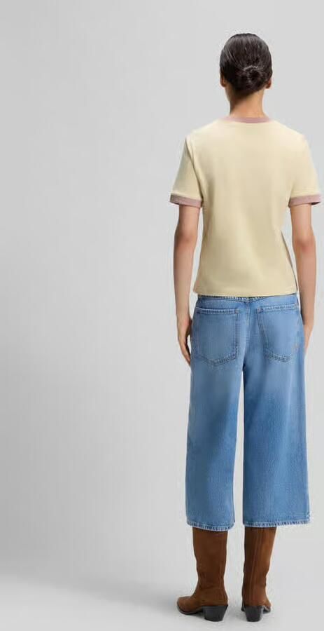 Boss Orange slim fit T-shirt van 100% katoen model 'C-EZOE' - Foto 2