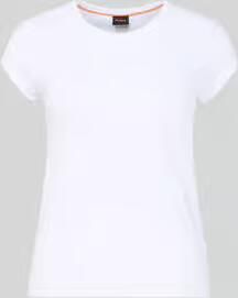Boss Orange Slim fit T-shirt van Katoenmix Model 'C_ECUTE'