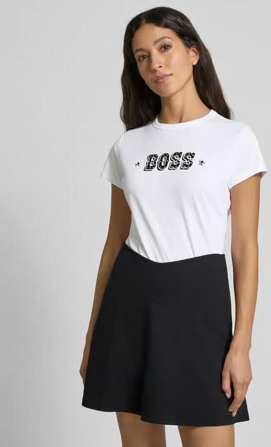 Boss Orange Slim fit T-shirt van puur katoen - Foto 2