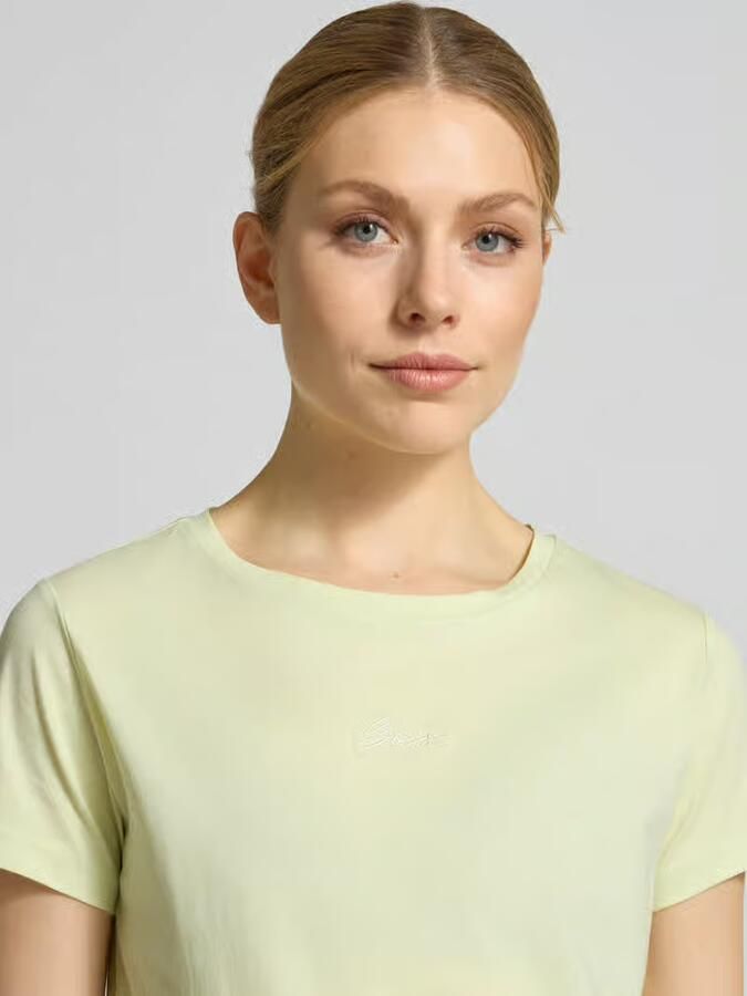 Boss Orange slim fit T-shirt van puur katoen model 'ELOVE_EMBRO'