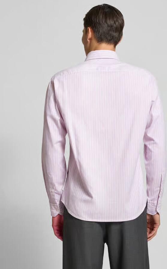 Boss Orange Slim fit vrijetijdsoverhemd van katoenmix model 'RICOPLUS_M'