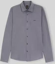 Boss Orange Slim fit vrijetijdsoverhemd van pure katoen model 'Mysoft_2'