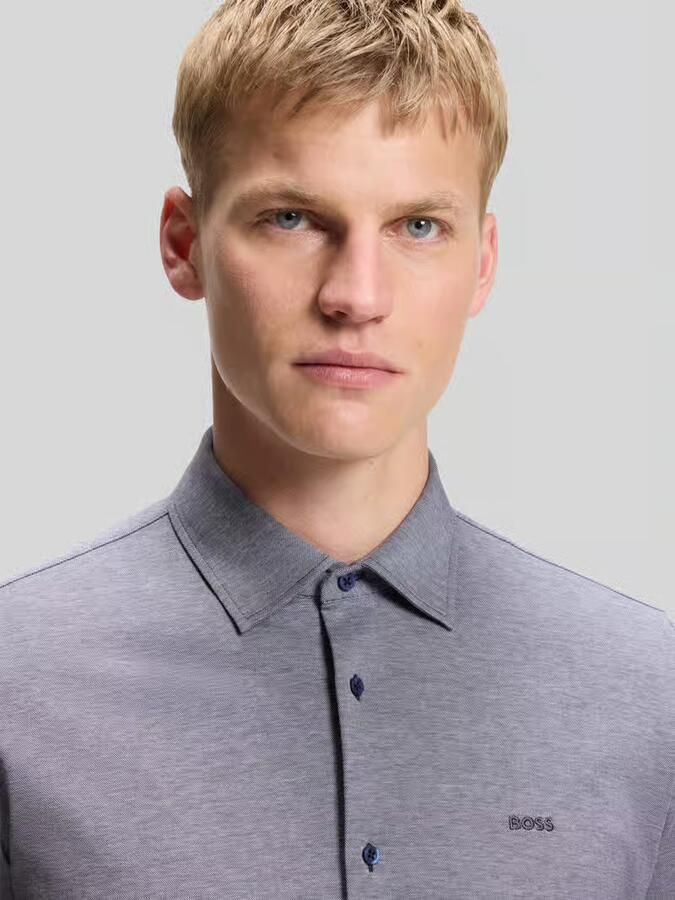 Boss Orange Slim fit vrijetijdsoverhemd van pure katoen model 'Mysoft_2'