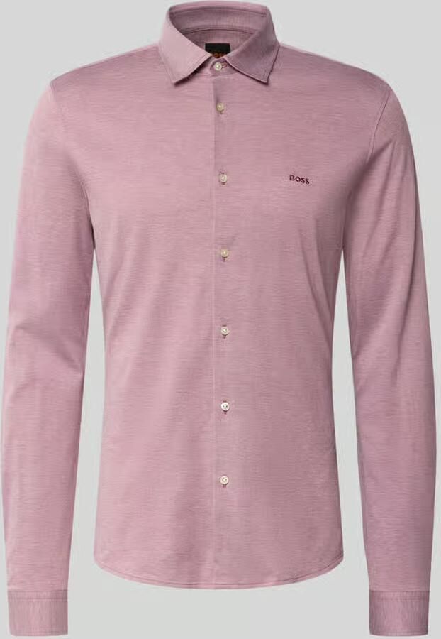 Boss Orange Slim fit vrijetijdsoverhemd van pure katoen model 'Mysoft_2'