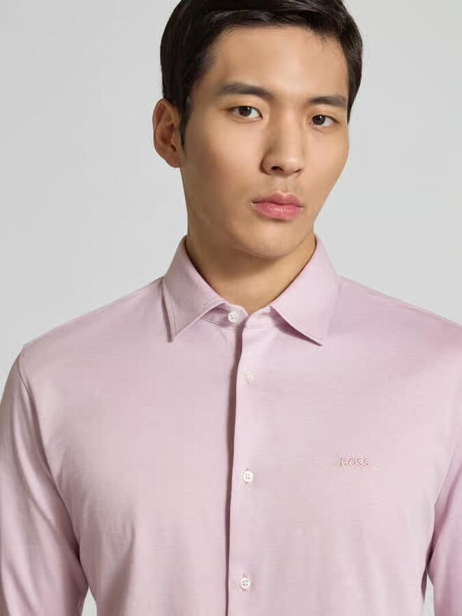 Boss Orange Slim fit vrijetijdsoverhemd van puur katoen model 'MYSOFT_2' - Foto 2
