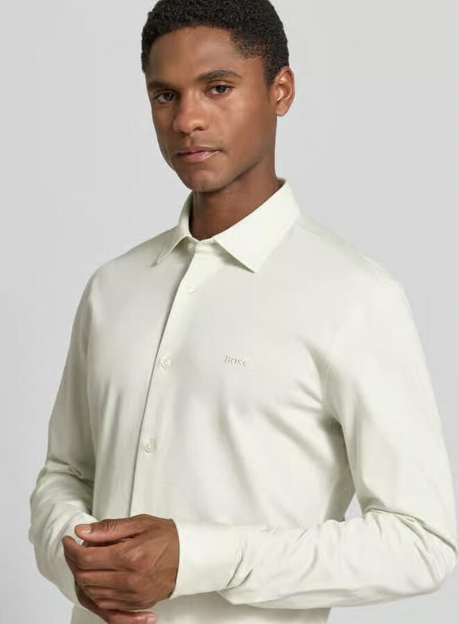 Boss Orange Slim fit vrijetijdsoverhemd van puur katoen model 'MYSOFT_2'