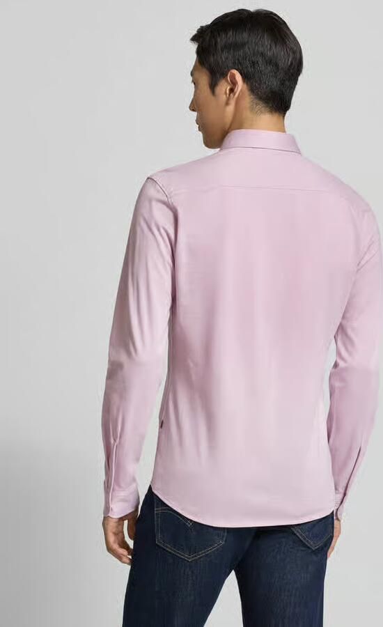 Boss Orange Slim fit vrijetijdsoverhemd van puur katoen model 'MYSOFT_2' - Foto 4