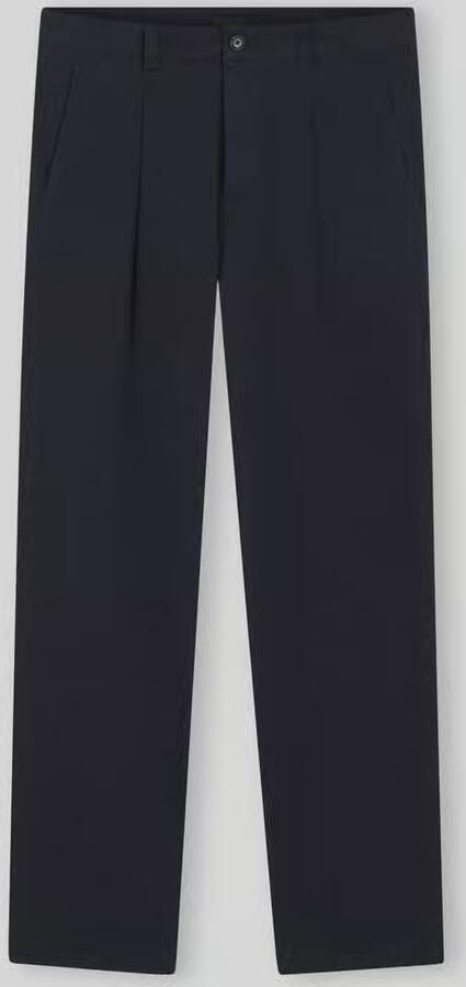 Boss Orange straight fit chino van katoenmix model 'CHINO_ST_PLEATED_1' - Foto 2