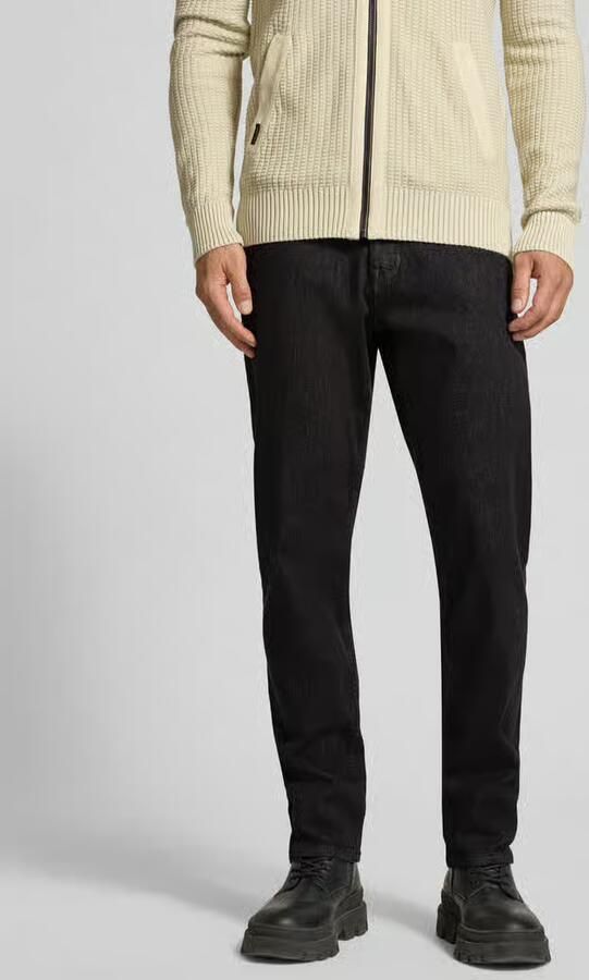 Boss Orange straight fit jeans met gabardine-look - Foto 3
