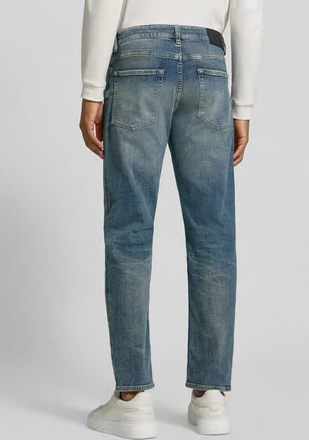 Boss Orange straight fit jeans met used-wassing - Foto 2