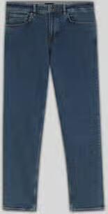 Boss Orange straight fit jeans van katoenmix met labelpatch