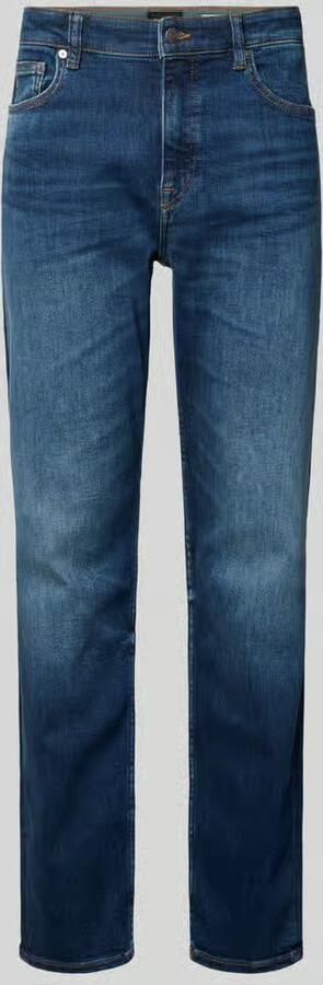 Boss Orange straight fit jeans van katoenmix model 'OGDEN BO S-MILE' - Foto 2