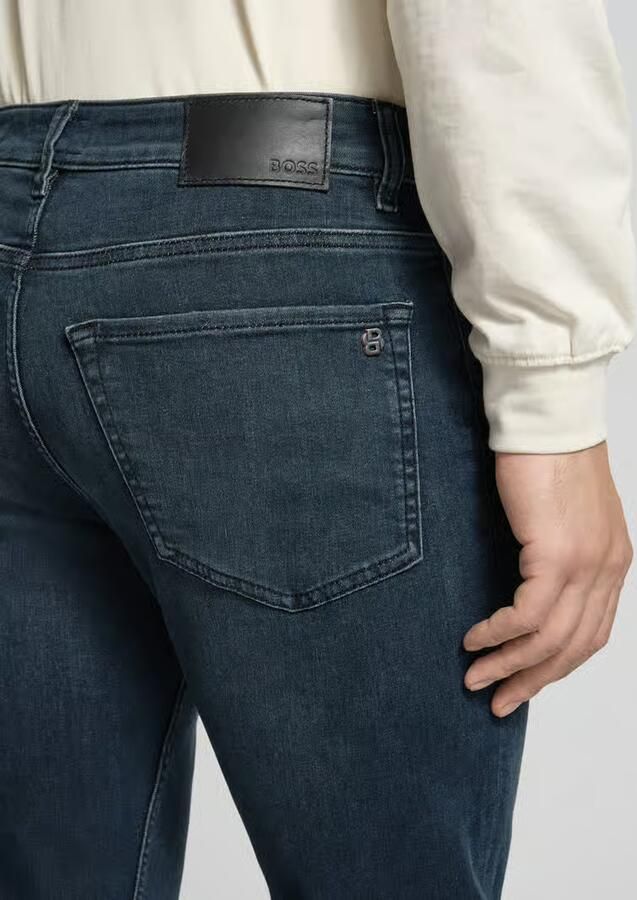 Boss Orange Straight fit jeans van katoenmix model 'RE.MAINE BO S.AVE' - Foto 4