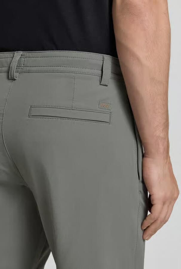 Boss Orange Straight tapered fit chino met band en tunnelkoord model 'CHINO' - Foto 2
