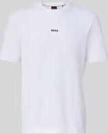 BOSS ORANGE Heren Polo's & T-shirts Tchup 10242929 01 Wit - Foto 8