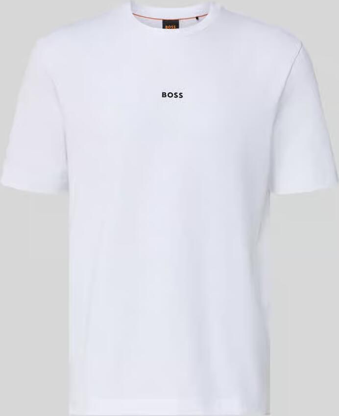 BOSS ORANGE Heren Polo's & T-shirts Tchup 10242929 01 Wit - Foto 5