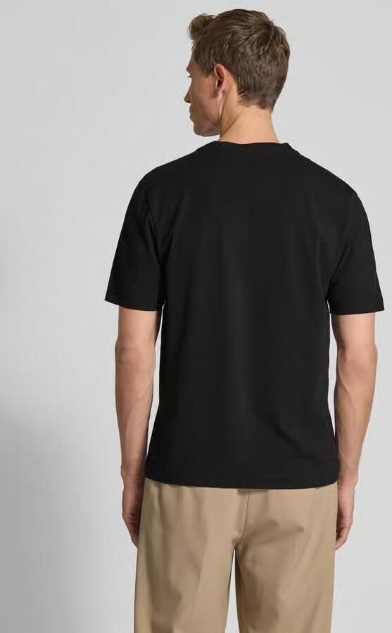 BOSS ORANGE Heren Polo's & T-shirts Tchup 10242929 01 Zwart - Foto 7