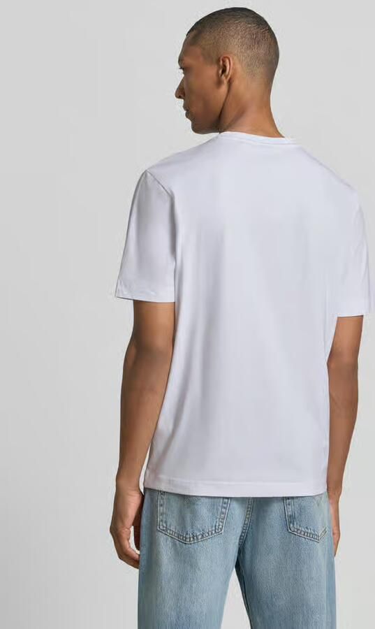 BOSS ORANGE Heren Polo's & T-shirts Tchup 10242929 01 Wit - Foto 9