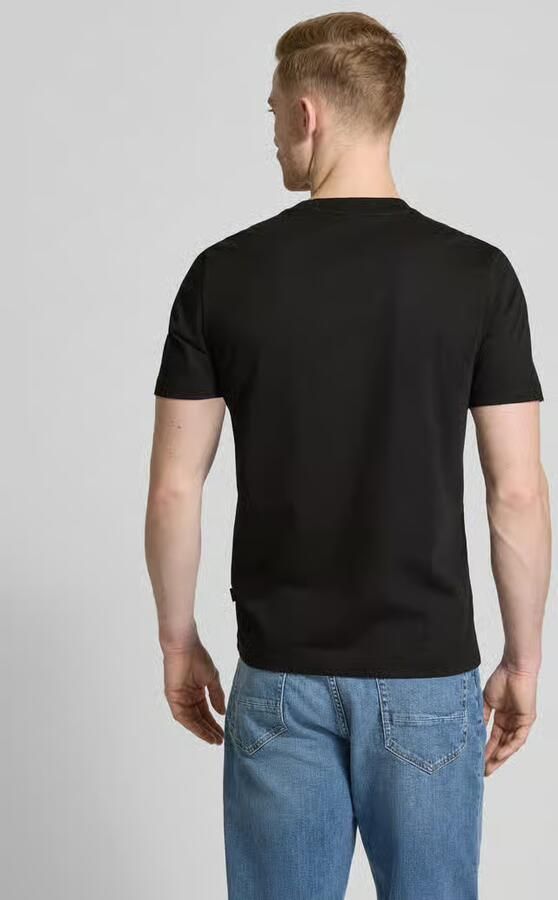 Boss Orange T-shirt met labelprint model 'mextour'